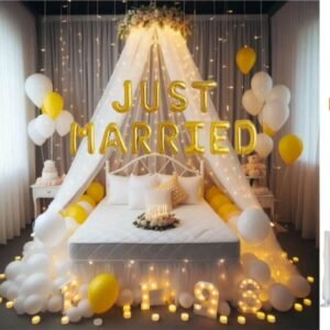 Just Married Decoration Ki